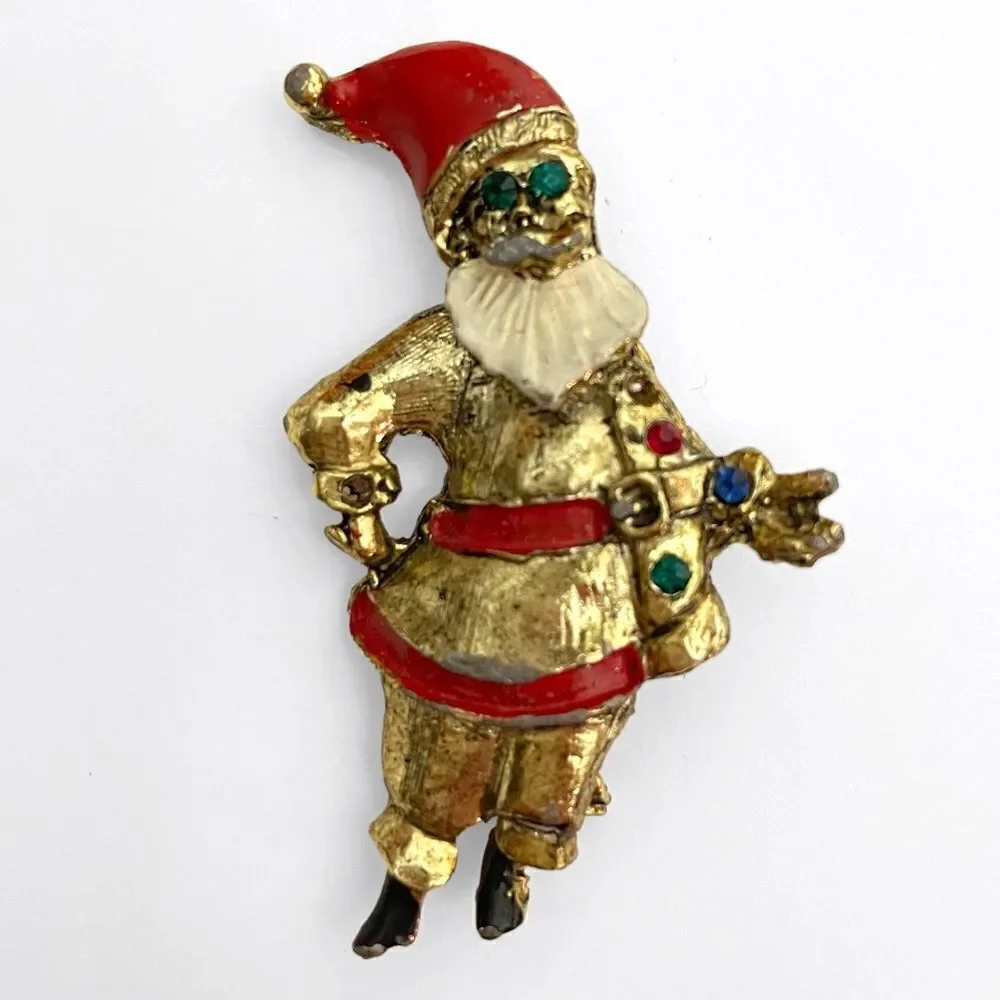 Vintage Santa Clause Brooch